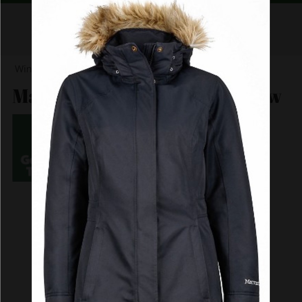 Marmot Wm’s Chelsea Coat Large in Jet Black